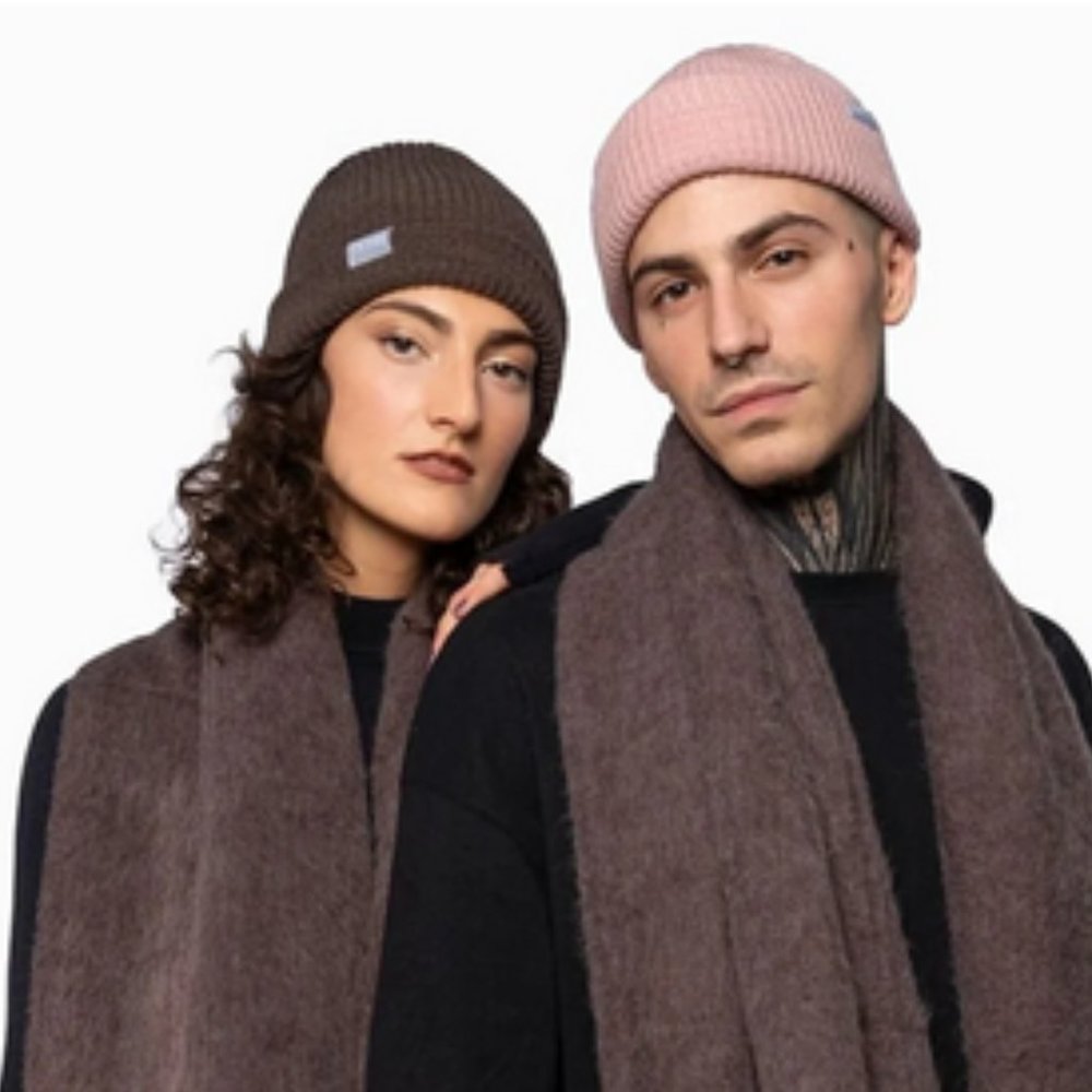 NEW, Soft, cozy Brown Turkish Beanie, Boho winter knitted beret, Men, Women